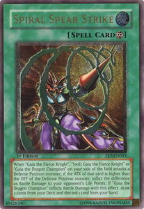 Spiral Spear Strike (UTR) - Flaming Eternity (FET) #FET-EN043 - Ultimate Rare YuGiOh Trading Card