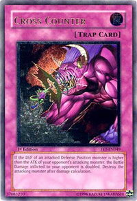 Cross Counter (UTR) - Flaming Eternity (FET) #FET-EN049 - Ultimate Rare YuGiOh Trading Card