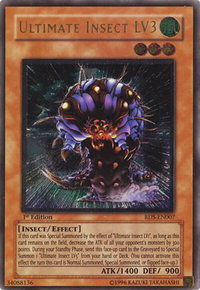 Ultimate Insect LV3 (UTR) - Rise of Destiny (RDS) #RDS-EN007 - Ultimate Rare YuGiOh Trading Card