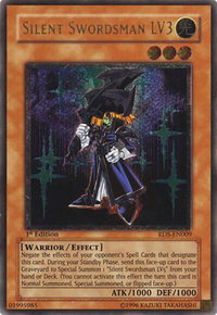Silent Swordsman LV3 (UTR) - Rise of Destiny (RDS) #RDS-EN009 - Ultimate Rare YuGiOh Trading Card