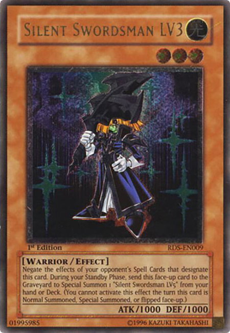 Silent Swordsman LV3 (UTR) - Rise of Destiny YuGiOh trading card