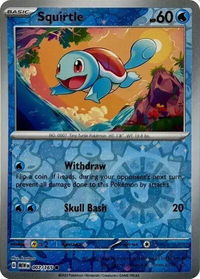Squirtle - 007/165 (Reverse Cosmos Holo) (Costco Exclusive) - Miscellaneous Cards & Products (MCAP) #007/165 - Common Pokémon Trading Card