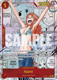 Nami (OP01-016) (Manga) - Premium Booster -The Best- (PRB-01) #OP01-016 - Rare One Piece Trading Card