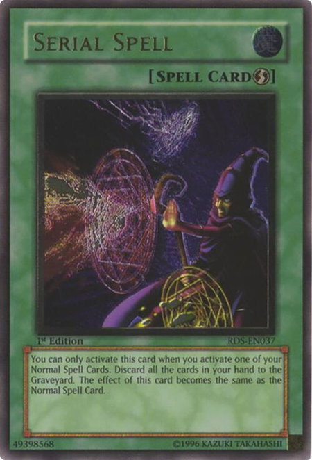 Serial Spell (UTR) - Rise of Destiny YuGiOh trading card
