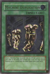 Machine Duplication (UTR) - Rise of Destiny (RDS) #RDS-EN041 - Ultimate Rare YuGiOh Trading Card