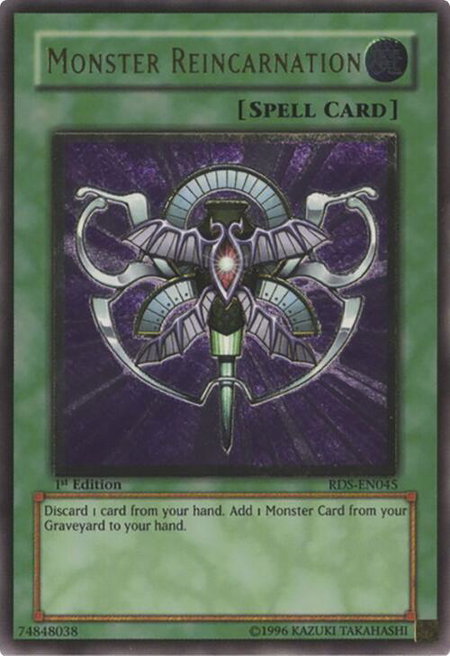 Monster Reincarnation (UTR) - Rise of Destiny YuGiOh trading card