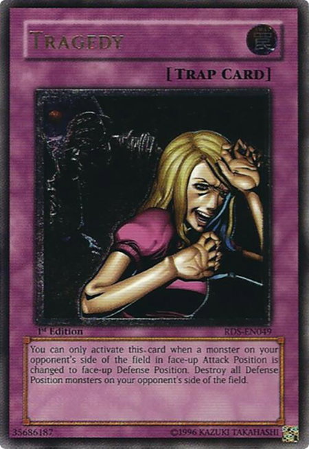 Tragedy (UTR) - Rise of Destiny YuGiOh trading card