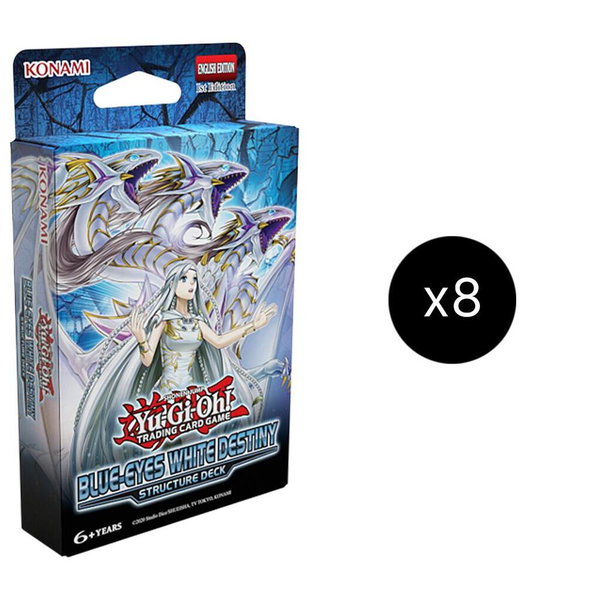 Blue-Eyes White Destiny Structure Deck Display - Structure Deck: Blue-Eyes White Destiny YuGiOh trading card
