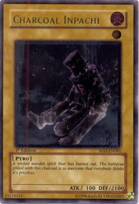 Charcoal Inpachi (UTR) - Soul of the Duelist (SOD) #SOD-EN001 - Ultimate Rare YuGiOh Trading Card