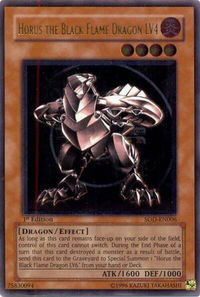 Horus The Black Flame Dragon LV4 (UTR) - Soul of the Duelist (SOD) #SOD-EN006 - Ultimate Rare YuGiOh Trading Card
