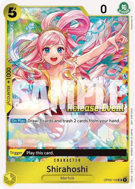 Shirahoshi (ST15 - ST20 Release Event Winner Pack) - One Piece Promotion Cards One Piece trading card