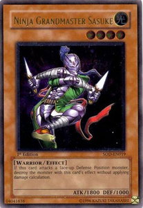 Ninja Grandmaster Sasuke (UTR) - Soul of the Duelist (SOD) #SOD-EN019 - Ultimate Rare YuGiOh Trading Card