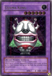Ojama King (UTR) - Soul of the Duelist (SOD) #SOD-EN034 - Ultimate Rare YuGiOh Trading Card