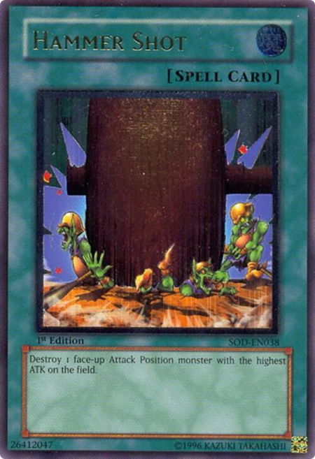 Hammer Shot (UTR) - Soul of the Duelist YuGiOh trading card