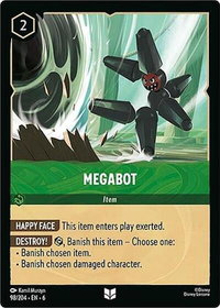 Megabot - Azurite Sea (6) #98/204 - Uncommon Disney Lorcana Trading Card