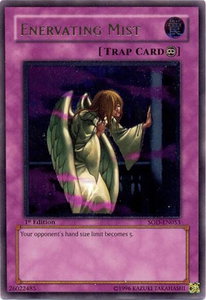 Enervating Mist (UTR) - Soul of the Duelist (SOD) #SOD-EN053 - Ultimate Rare YuGiOh Trading Card