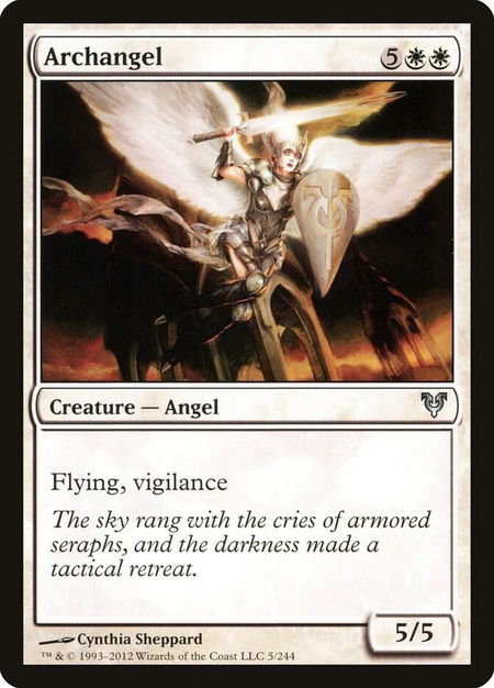 Archangel - Avacyn Restored Magic: The Gathering trading card