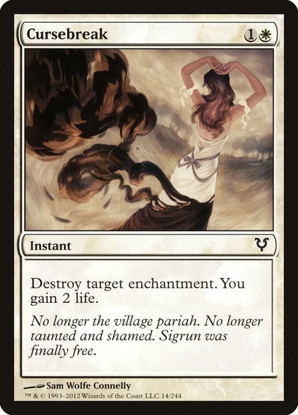 Cursebreak - Avacyn Restored Magic: The Gathering trading card