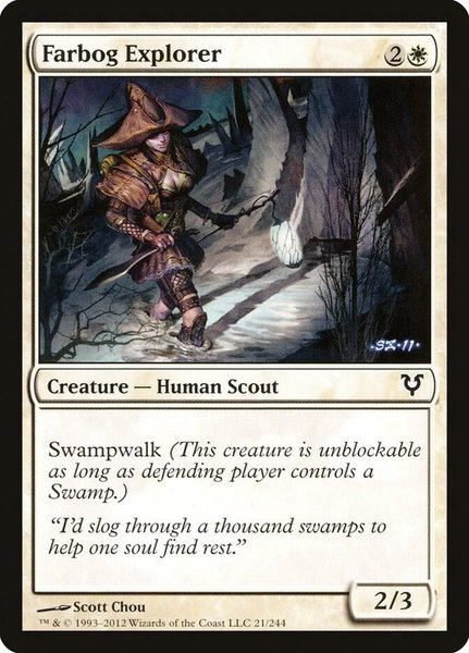 Farbog Explorer - Avacyn Restored Magic: The Gathering trading card