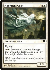 Moonlight Geist - Avacyn Restored (AVR) #29 - Common Magic: The Gathering Trading Card