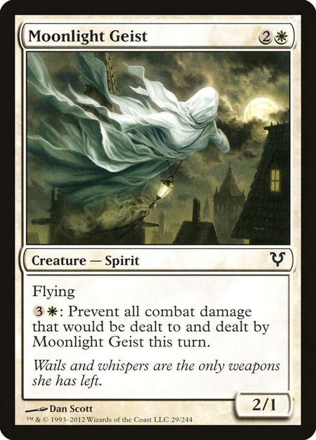 Moonlight Geist - Avacyn Restored Magic: The Gathering trading card