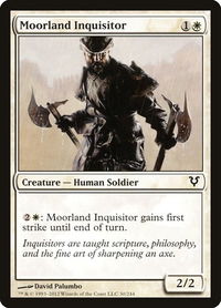 Moorland Inquisitor - Avacyn Restored (AVR) #30 - Common Magic: The Gathering Trading Card