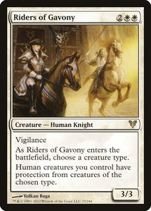Riders of Gavony - Avacyn Restored (AVR) #33 - Rare Magic: The Gathering Trading Card