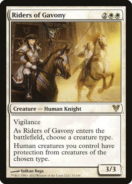 Riders of Gavony - Avacyn Restored Magic: The Gathering trading card
