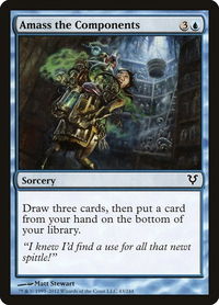 Amass the Components - Avacyn Restored (AVR) #43 - Common Magic: The Gathering Trading Card