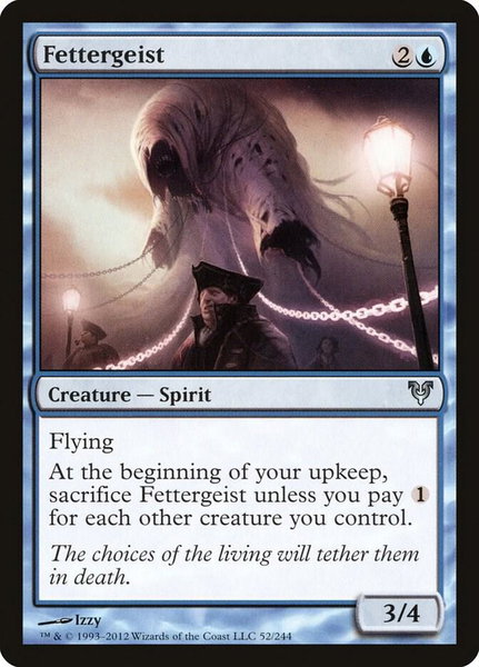Fettergeist - Avacyn Restored Magic: The Gathering trading card