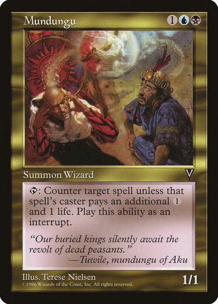 Mundungu - Visions Magic: The Gathering trading card