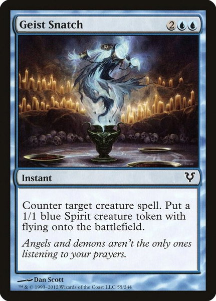 Geist Snatch - Avacyn Restored Magic: The Gathering trading card
