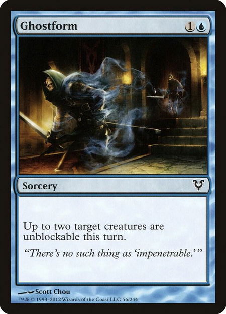 Ghostform - Avacyn Restored Magic: The Gathering trading card