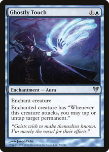 Ghostly Touch - Avacyn Restored (AVR) #58 - Uncommon Magic: The Gathering Trading Card