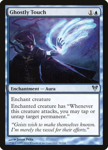 Ghostly Touch - Avacyn Restored Magic: The Gathering trading card