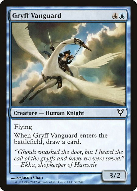 Gryff Vanguard - Avacyn Restored Magic: The Gathering trading card