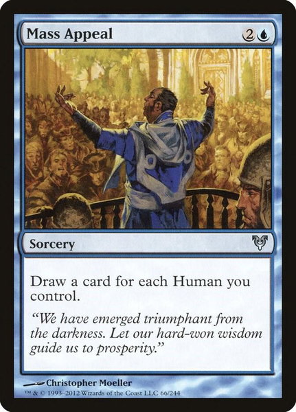 Mass Appeal - Avacyn Restored Magic: The Gathering trading card
