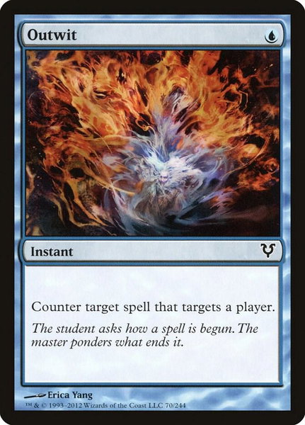 Outwit - Avacyn Restored Magic: The Gathering trading card