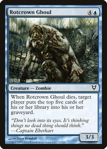 Rotcrown Ghoul - Avacyn Restored (AVR) #72 - Common Magic: The Gathering Trading Card