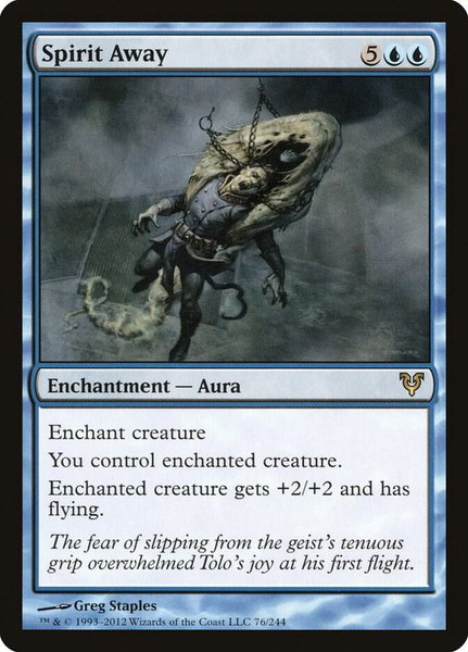 Spirit Away trading card from Avacyn Restored Spirit Away - Avacyn Restored Magic: The Gathering trading card