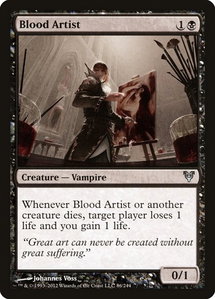 Blood Artist - Avacyn Restored (AVR) #86 - Uncommon Magic: The Gathering Trading Card