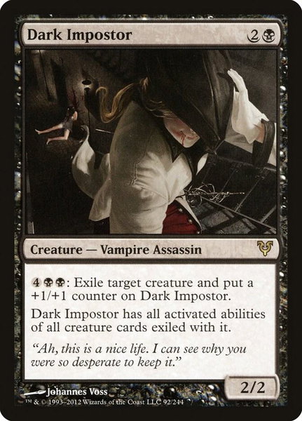 Dark Impostor - Avacyn Restored Magic: The Gathering trading card