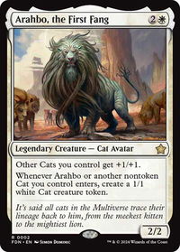 Arahbo, the First Fang - Foundations (FDN) #2 - Rare Magic: The Gathering Trading Card