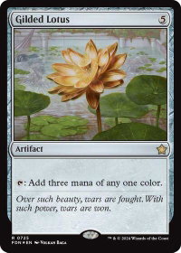 Gilded Lotus - Foundations (FDN) #725 - Rare Magic: The Gathering Trading Card