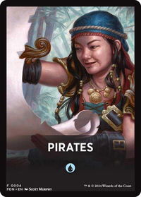 Pirates Theme Card - Foundations (FDN) #4 - Token Magic: The Gathering Trading Card