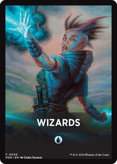 Wizards Theme Card - Foundations Magic: The Gathering trading card