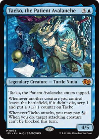 Taeko, the Patient Avalanche (Anime) - Foundations Jumpstart (J25) #39 - Mythic Rare Magic: The Gathering Trading Card