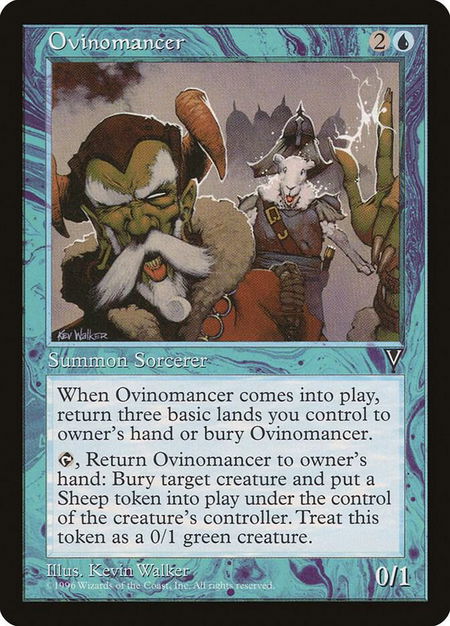Ovinomancer - Visions Magic: The Gathering trading card