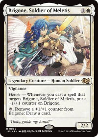 Brigone, Soldier of Meletis (Anime) - Foundations Jumpstart (J25) #30 - Rare Magic: The Gathering Trading Card