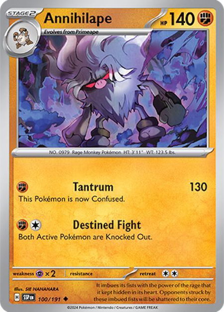 Annihilape - SV08: Surging Sparks Pokémon trading card